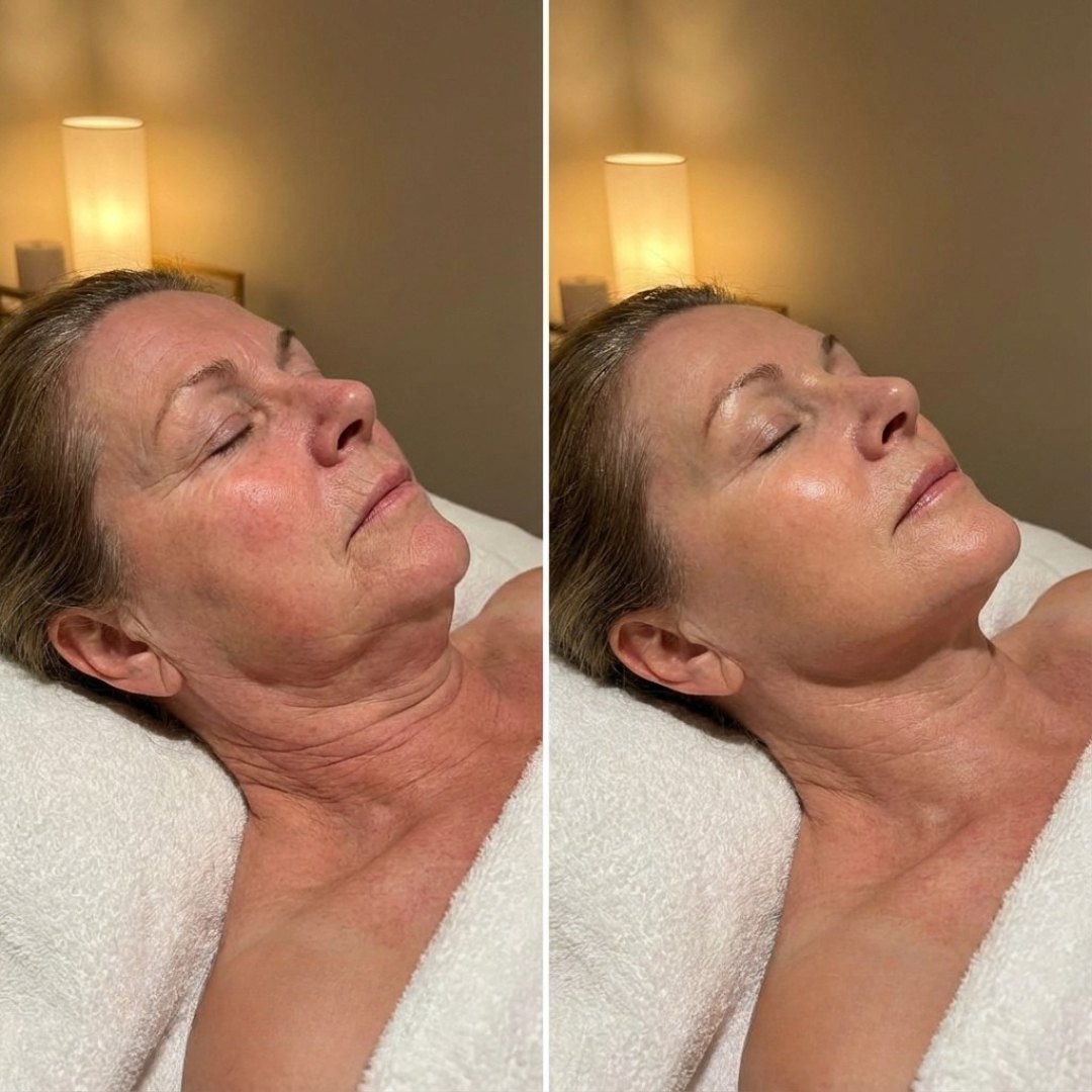 Résultat Facelift Signature avant après visage protocole
